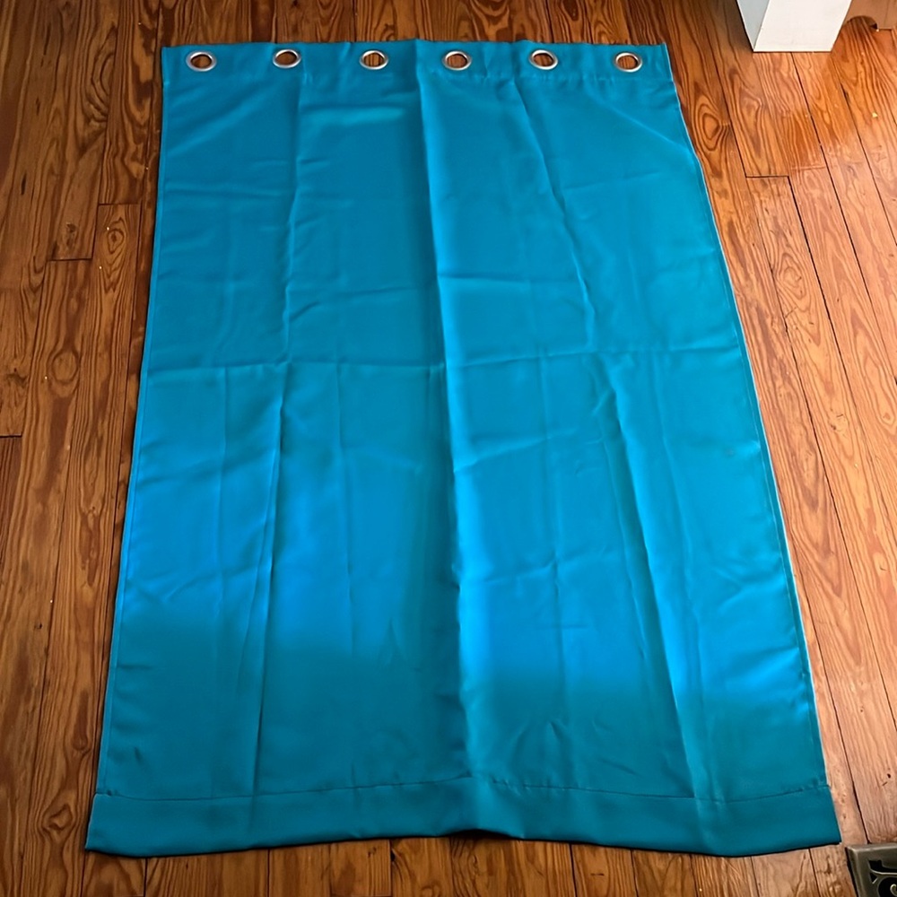 Teal Curtain Pannel